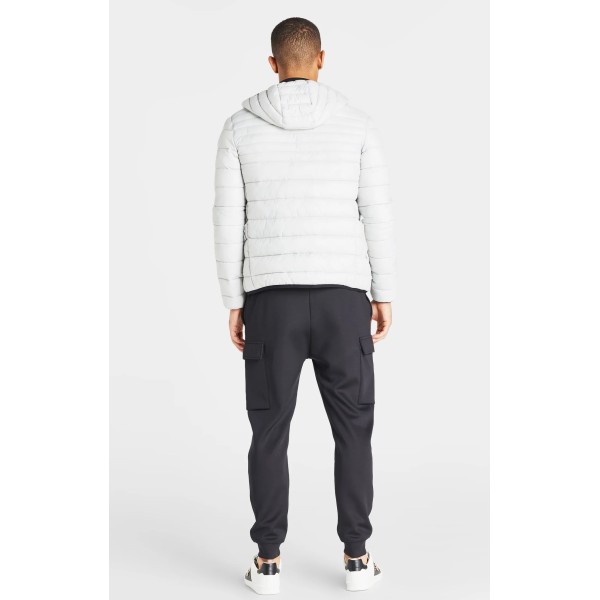 SikSilk Grey Packable Bubble Jacket - grey